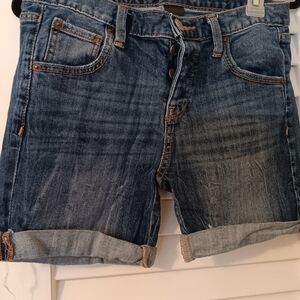 Mossimo Boyfriend Premium Denim Shorts - Blue